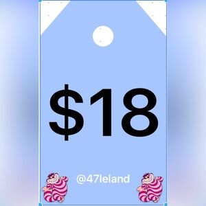 $18 Live Show Unlisted Item